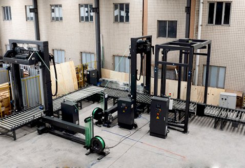 瓦楞紙板捆扎纏繞包裝線(xiàn)